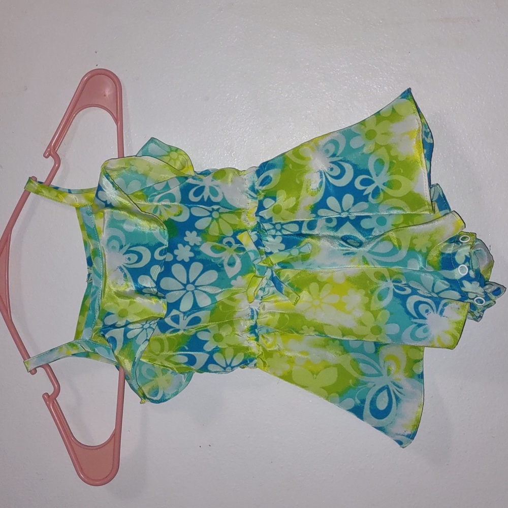 Youngland Baby infant summer sleeveless ruffle dress size 18M 100% Polyester